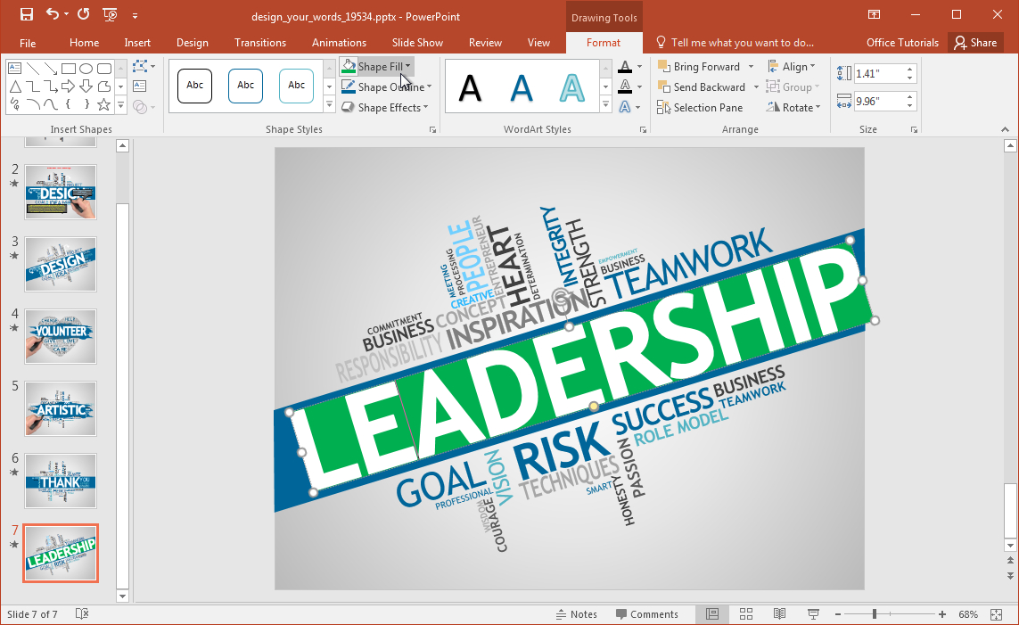 How To Make A Word Cloud In Powerpoint