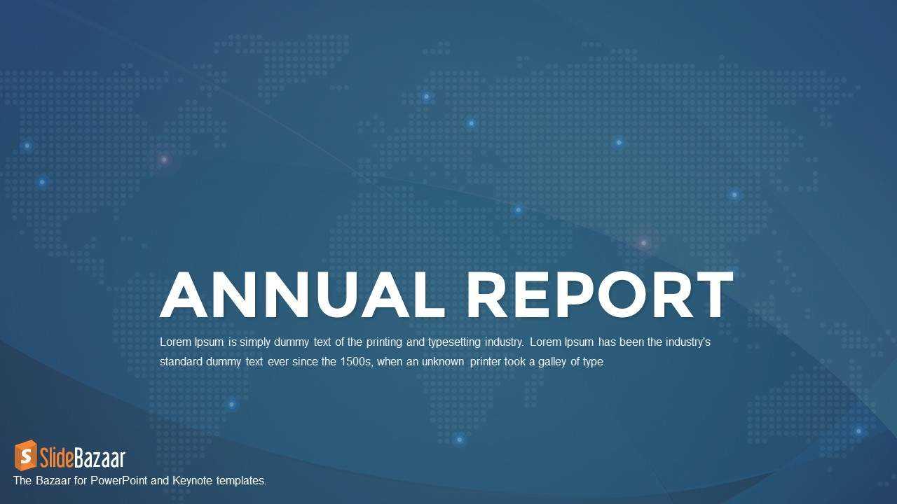 Annual Report Powerpoint Template And Keynote – Slidebazaar Pertaining To Annual Report Ppt Template