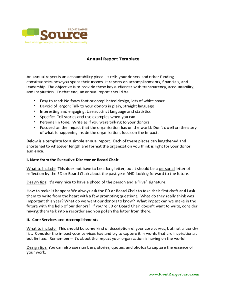 Annual Report Template – 7 Free Templates In Pdf, Word Pertaining To Word Annual Report Template