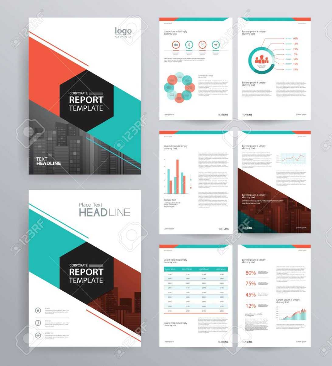 Annual Report Template Design For Company Profile Brochure Within Hr Annual Report Template