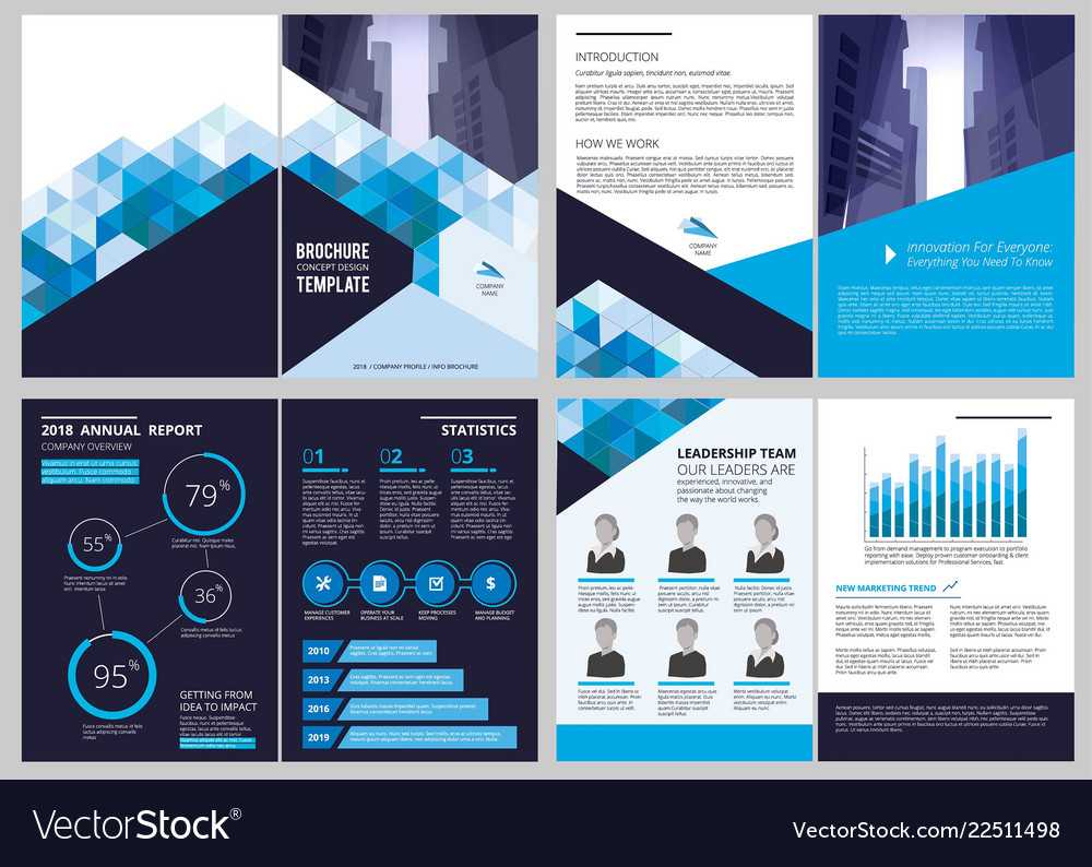 Annual Report Template Simple Document Financial Throughout Illustrator Report Templates
