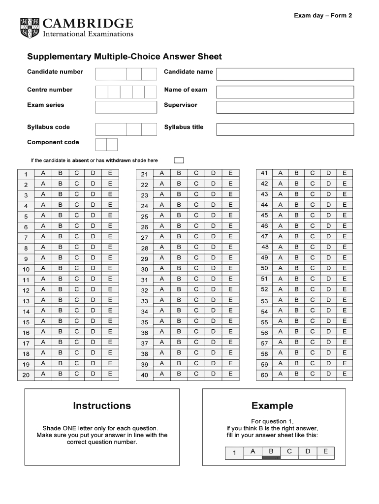 Answer Sheet Template 1 100 Word – Fill Online, Printable With Regard To Blank Answer Sheet Template 1 100
