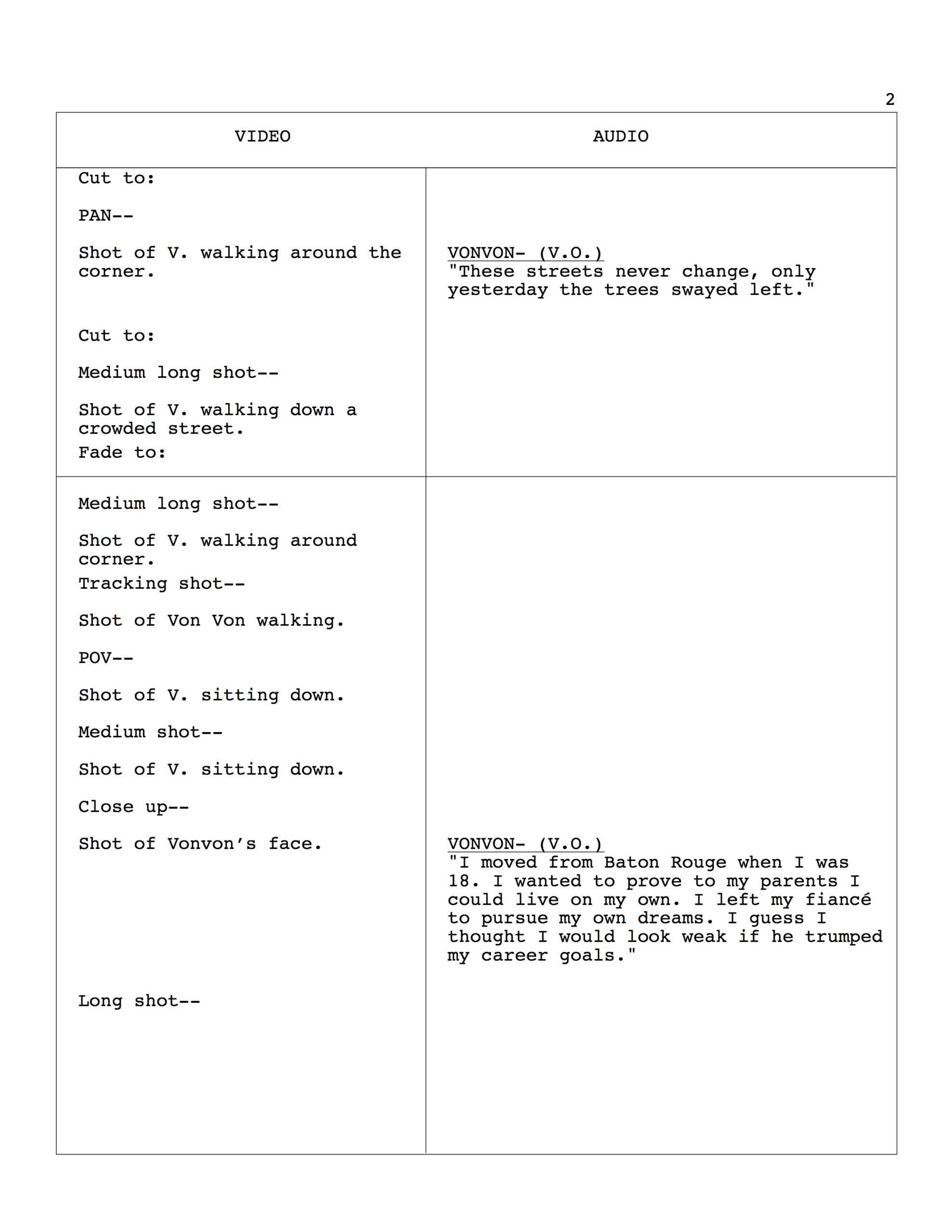 Av Script – Horizonconsulting.co With Shooting Script Template Word