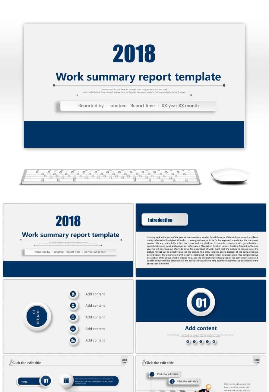 Awesome Micro Stereoscopic Work Summary Report Plan Ppt With Regard To Work Summary Report Template