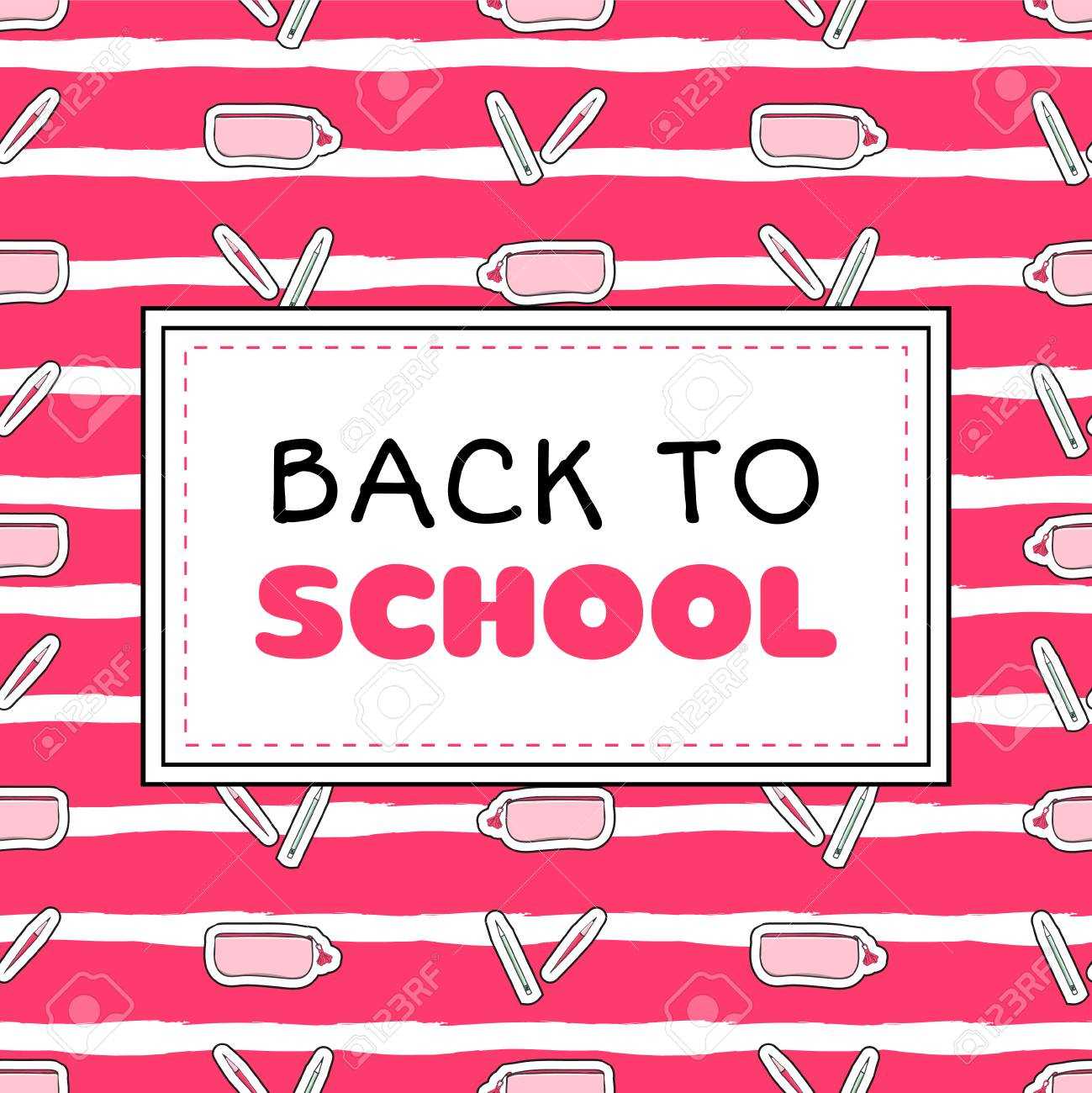 Back To School Banner Template Vector. Background For Sale Shopping,.. Throughout College Banner Template