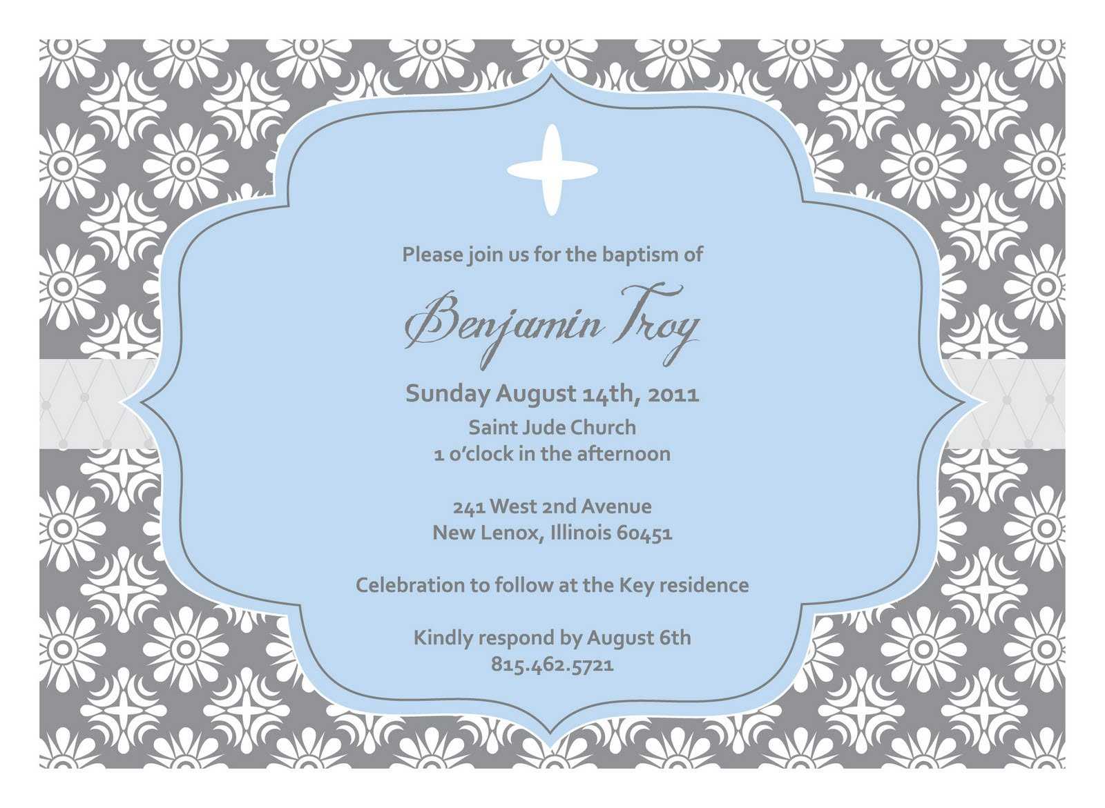 Baptism Invitation Template : Collection Of Thousands Of For Blank Christening Invitation Templates