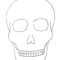 Best Coloring : Day Of The Sugar Skull Blank Template Skulls Regarding Blank Sugar Skull Template