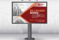 Billboard Banner Template Vector Design, Advertisement, Realistic.. throughout Outdoor Banner Template