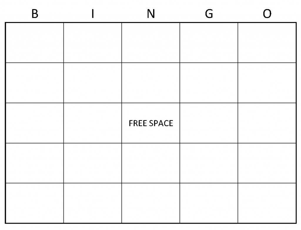 Bingo Card Templates - Raptor.redmini.co Throughout Blank Bingo Template Pdf
