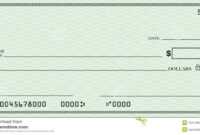 Blank Check Clipart pertaining to Fun Blank Cheque Template