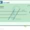 Blank Cheque Stock Vector. Illustration Of Chequebook Pertaining To Blank Cheque Template Download Free