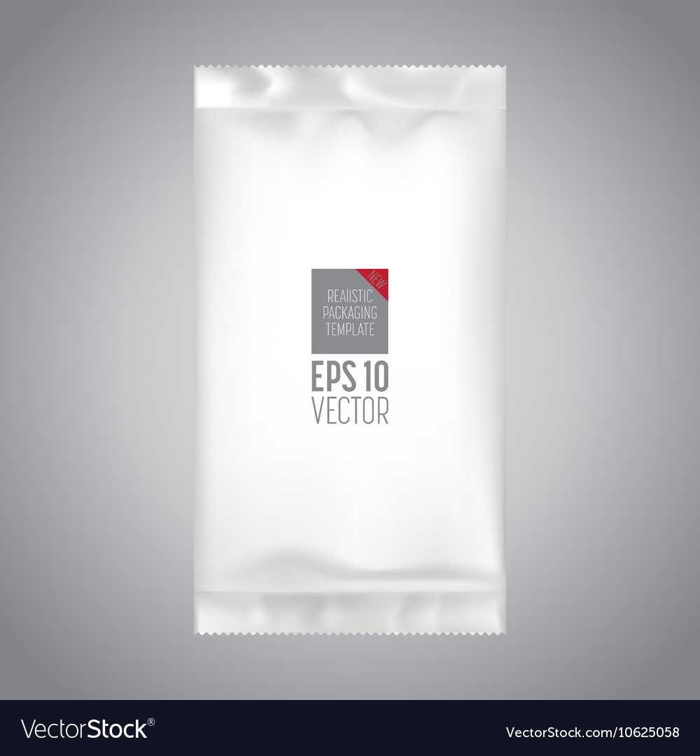 Blank Packaging Template Mockup Isolated For Blank Packaging Templates