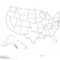 Blank Similar Usa Map On White Background. United States Of Intended For United States Map Template Blank
