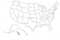 Blank Similar Usa Map On White Background. United States Of with regard to Blank Template Of The United States