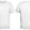 Blank V-Neck Shirt Mock Up Template, Front And Back View, Isolated.. with Blank V Neck T Shirt Template