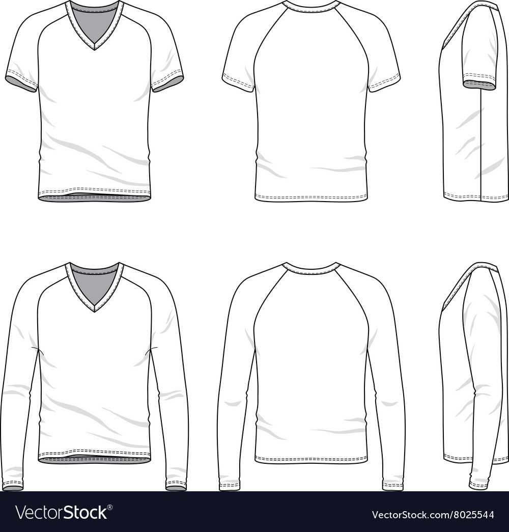 Blank V Neck T Shirt And Tee Throughout Blank V Neck T Shirt Template