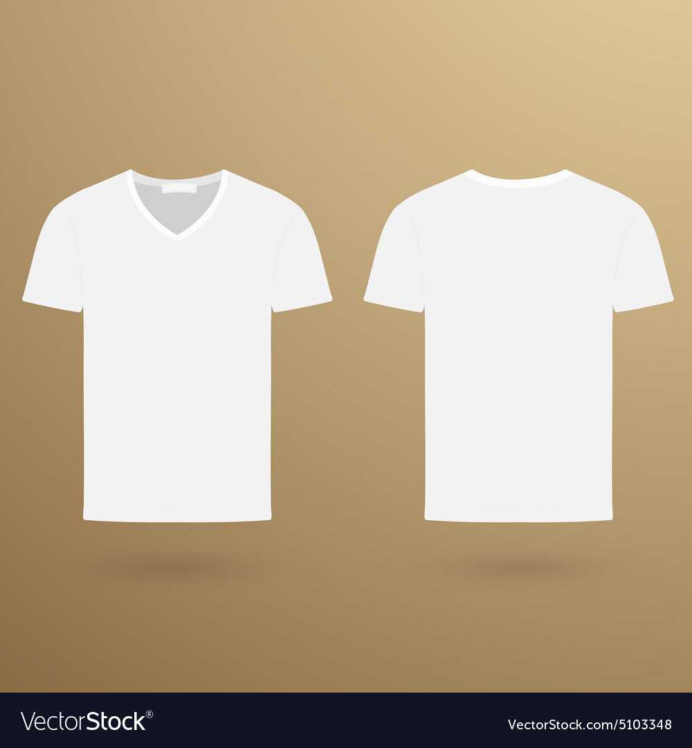 Blank V T Shirt Template Front And Back Intended For Blank V Neck T Shirt Template