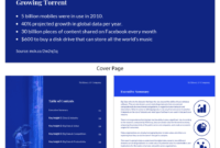 Blue Tech Mckinsey Consulting Report Template intended for Mckinsey Consulting Report Template