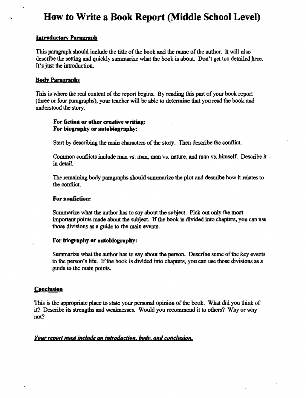 Book Review Essay Structure History Example Report Template Pertaining To Middle School Book Report Template