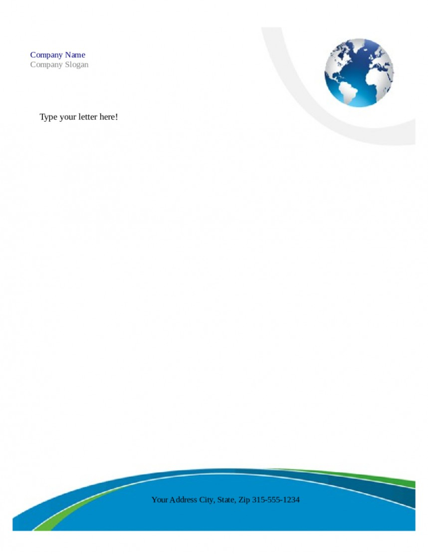 Breathtaking Download Free Business Letterhead Templates Inside Free Letterhead Templates For Microsoft Word