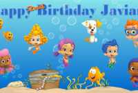 Bubble Guppies -Custom- Personalized Vinyl And 50 Similar Items pertaining to Bubble Guppies Birthday Banner Template