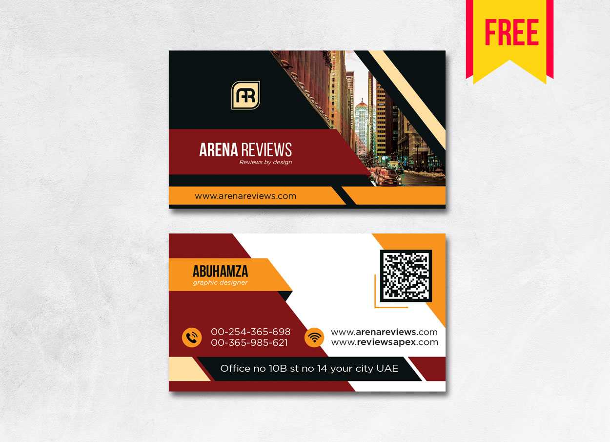 Building Business Card Design Psd – Free Download | Arenareviews Pertaining To Blank Business Card Template Download