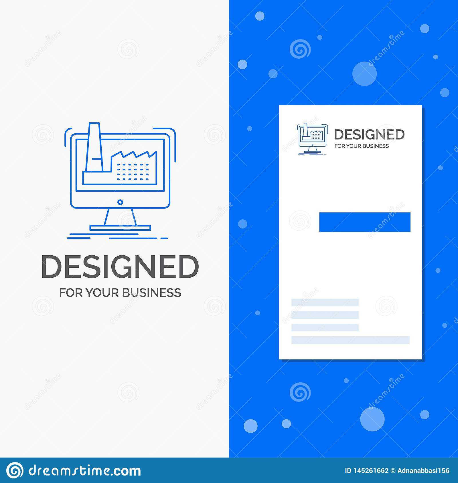 Business Logo For Digital, Factory, Manufacturing Throughout Product Line Card Template Word