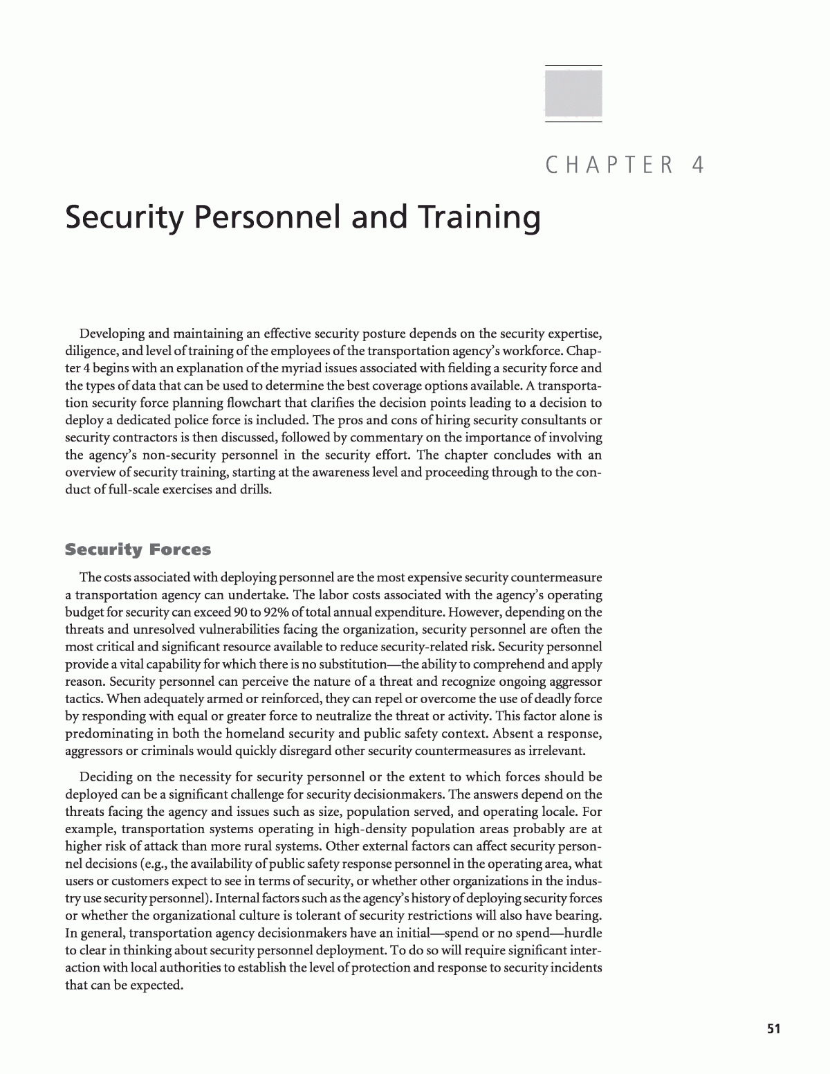 Chapter 4 – Security Personnel And Training | Security 101 With Regard To Physical Security Report Template