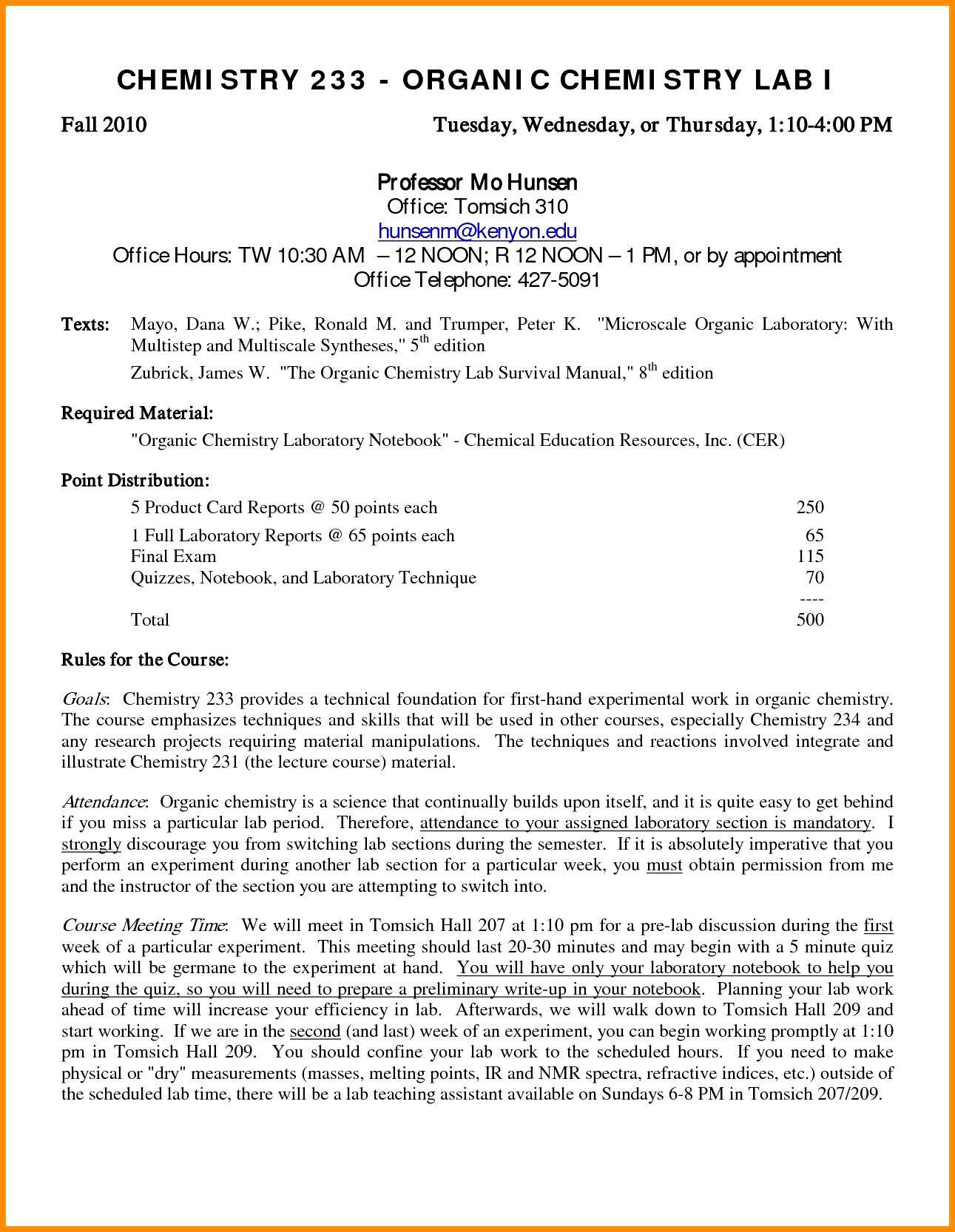 Chemistry Lab Report Format – Mahre.horizonconsulting.co With Regard To Chemistry Lab Report Template