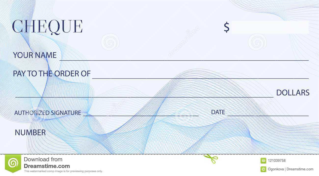 Cheque Check Template, Chequebook Template. Blank Bank With Regard To Blank Business Check Template