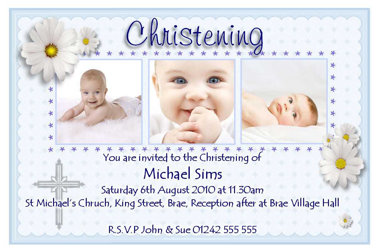 Christening Invitation Cards : Christening Invitation Cards Pertaining To Christening Banner Template Free