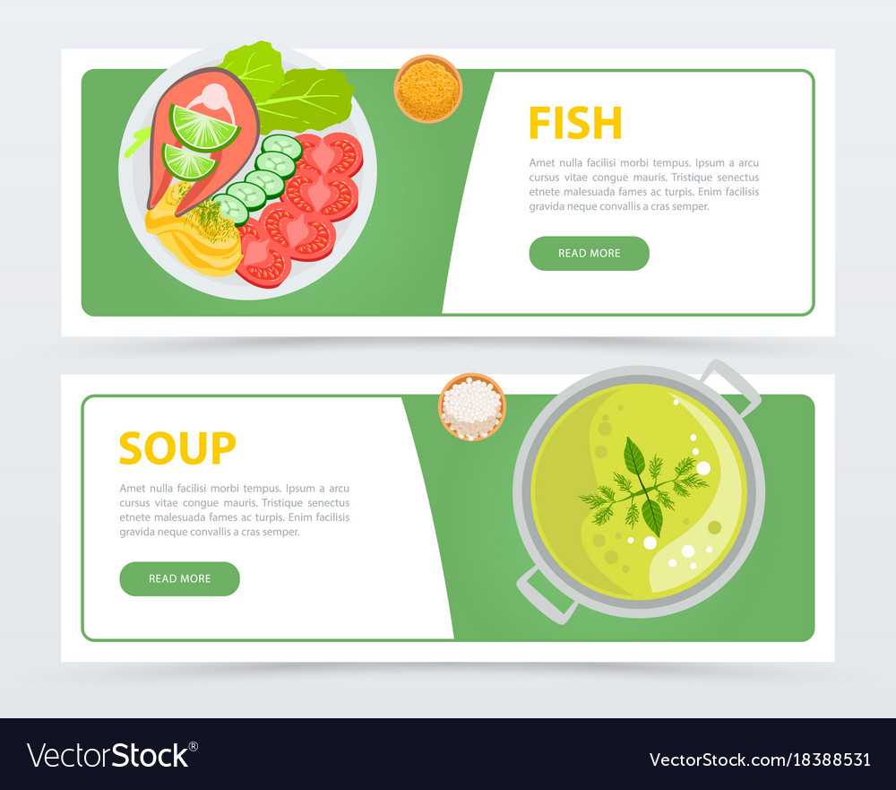 Colorful Horizontal Food Banner Template For Food Banner Template