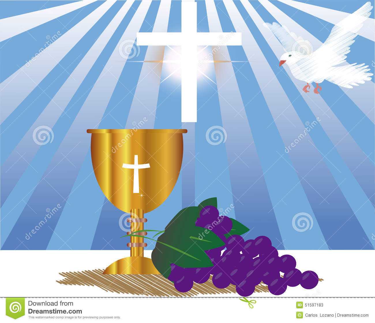 Communion Card Template Stock Illustration. Illustration Of Within First Holy Communion Banner Templates