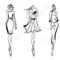 Contoh Soal Dan Materi Pelajaran 5: Female Fashion Model Sketch Within Blank Model Sketch Template