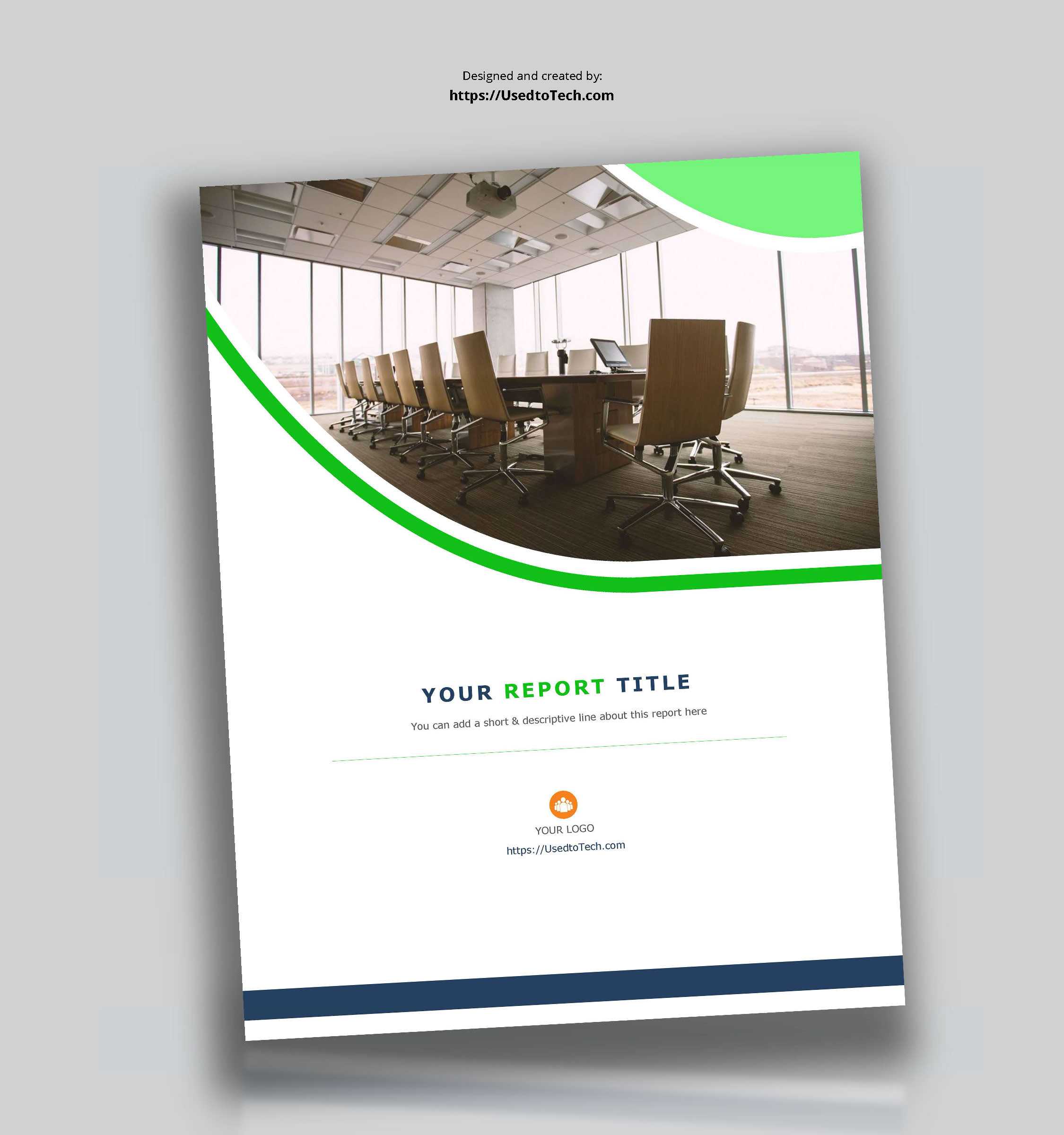 Corporate Report Design Template In Microsoft Word – Used To Regarding It Report Template For Word