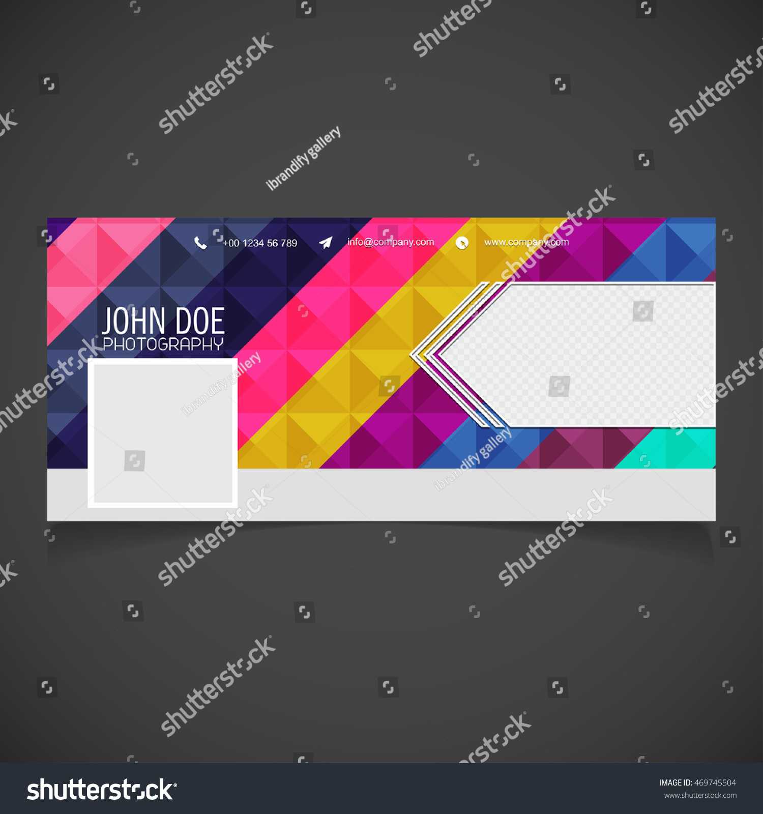 Creative Photography Banner Template Place Image Within Photography Banner Template