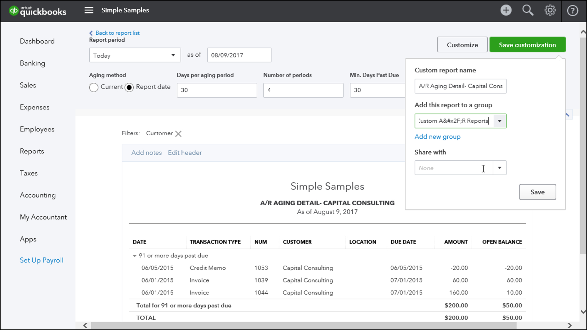 Custom Reports In Quickbooks Online - Instructions Regarding Quick Book Reports Templates