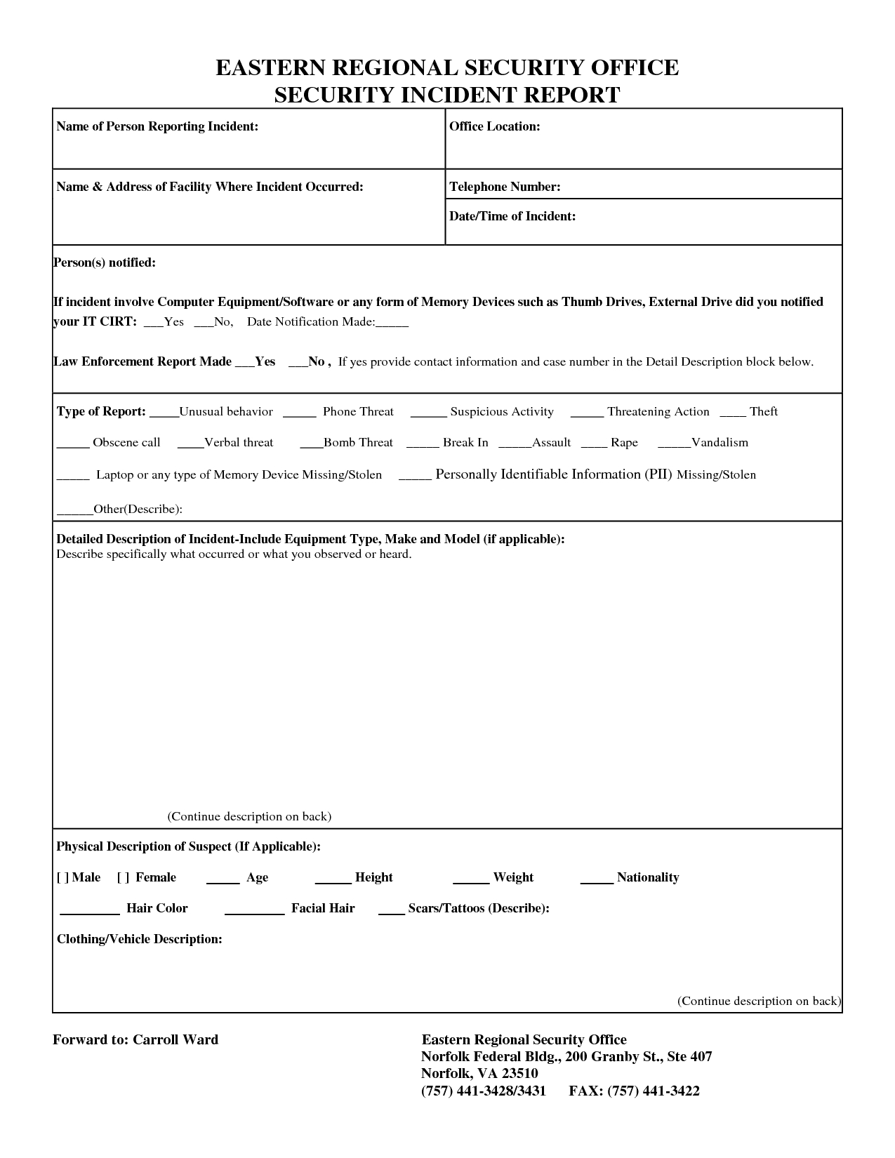 Cyber Security Incident Report Template Information Progress Inside Information Security Report Template