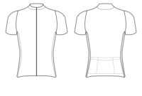 Cycling Jersey Design Blank Of Cycling Jersey within Blank Cycling Jersey Template