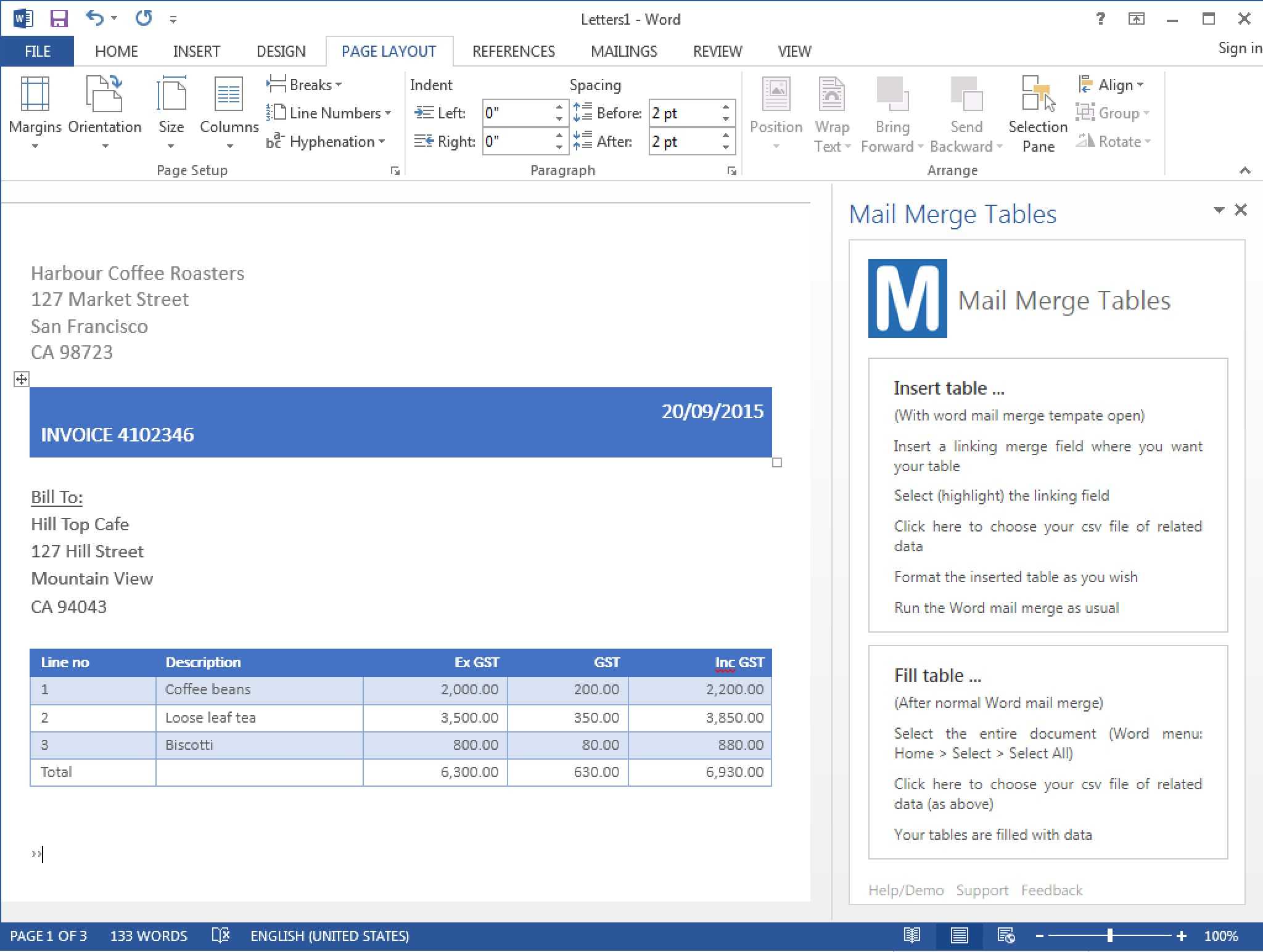 Datasmith – Mail Merge Tables Throughout How To Create A Mail Merge Template In Word 2010