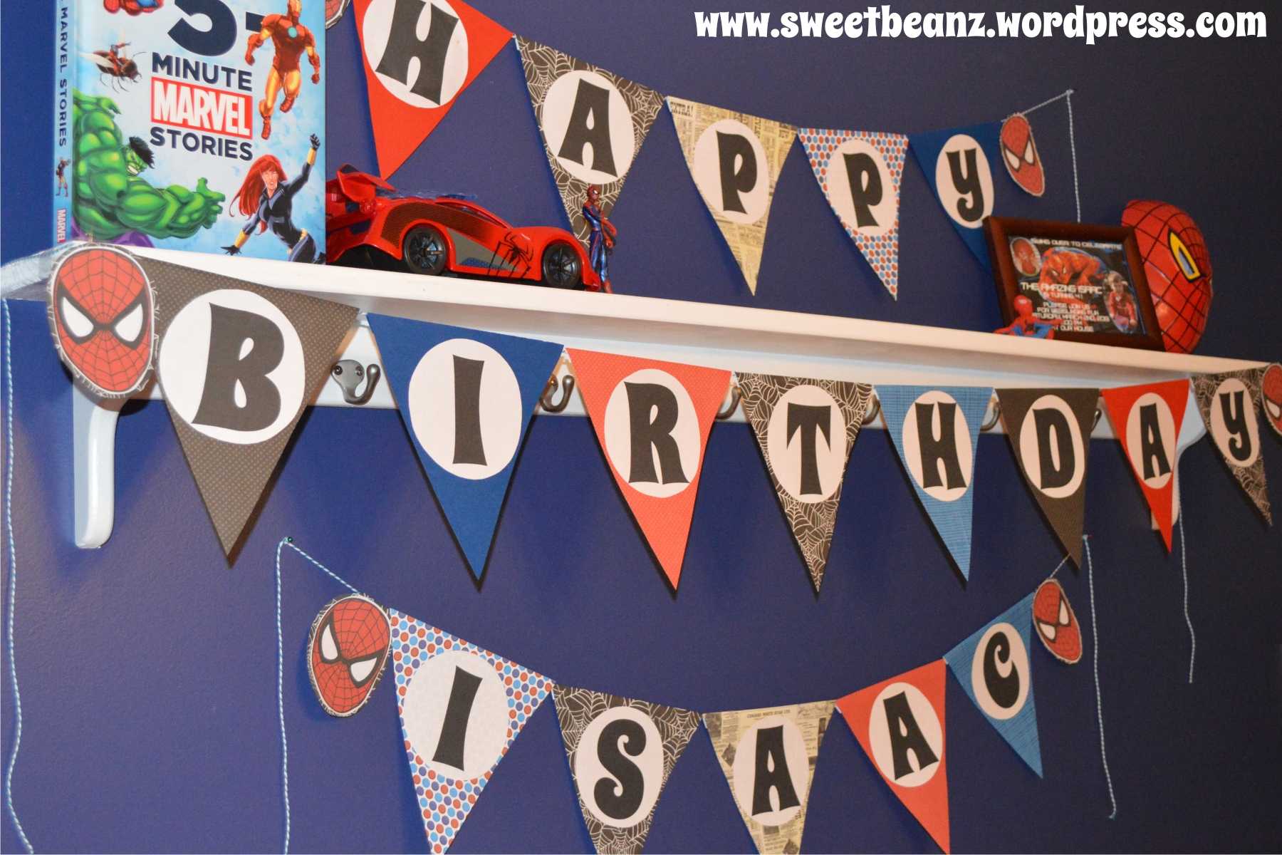 Diy Pennant Banner Template For Your Next Party! | Sweetbeanz With Triangle Pennant Banner Template