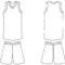 √ Blank Basketball Jersey Template Free Download Clip Art Inside Blank Basketball Uniform Template