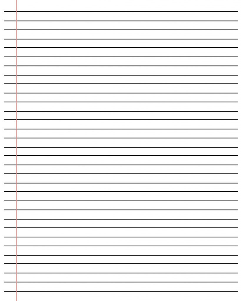 ❤️20+ Free Printable Blank Lined Paper Template In Pdf❤️ Regarding Ruled Paper Word Template