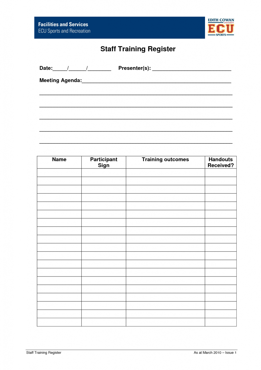 Employee Sign In Sheet Training Template Excel Weekly And Within Training Documentation Template Word