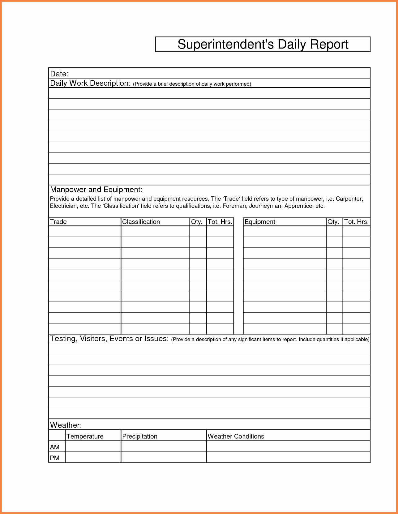 Escrow Analysis Spreadsheet And Sales Port Sample Free Daily Regarding Daily Report Sheet Template