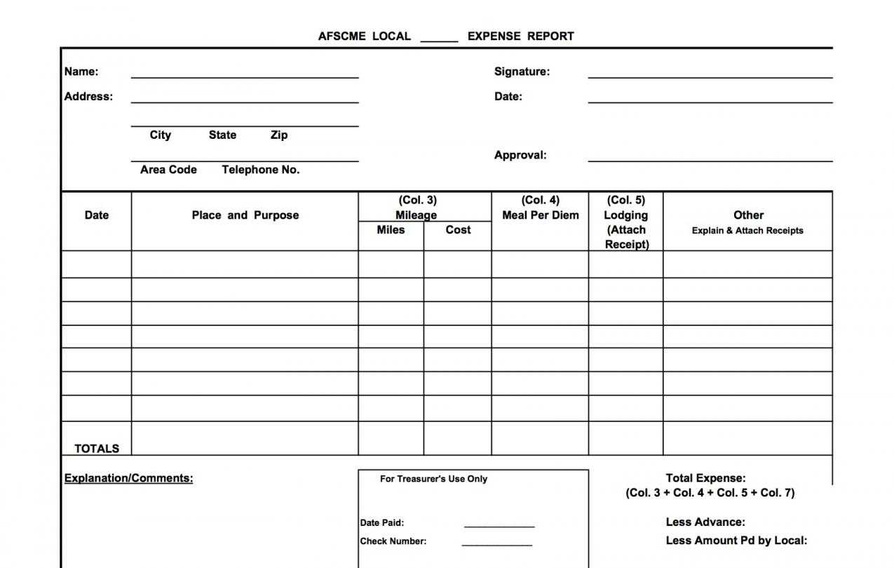 Expense Report Mileage – Horizonconsulting.co For Gas Mileage Expense Report Template