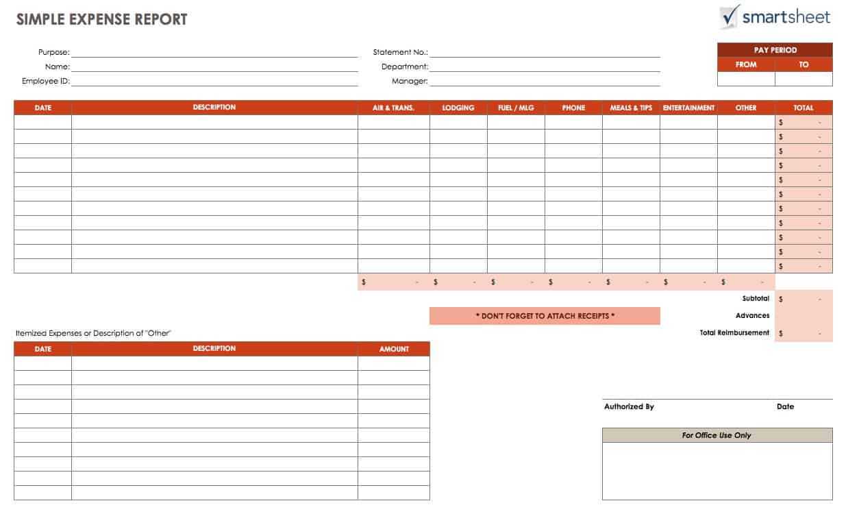Expense Report Xls – Raptor.redmini.co Pertaining To Daily Expense Report Template
