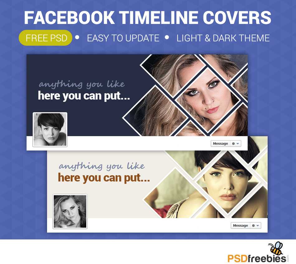 Facebook Timeline Covers Free Psd | Psdfreebies Within Facebook Banner Template Psd