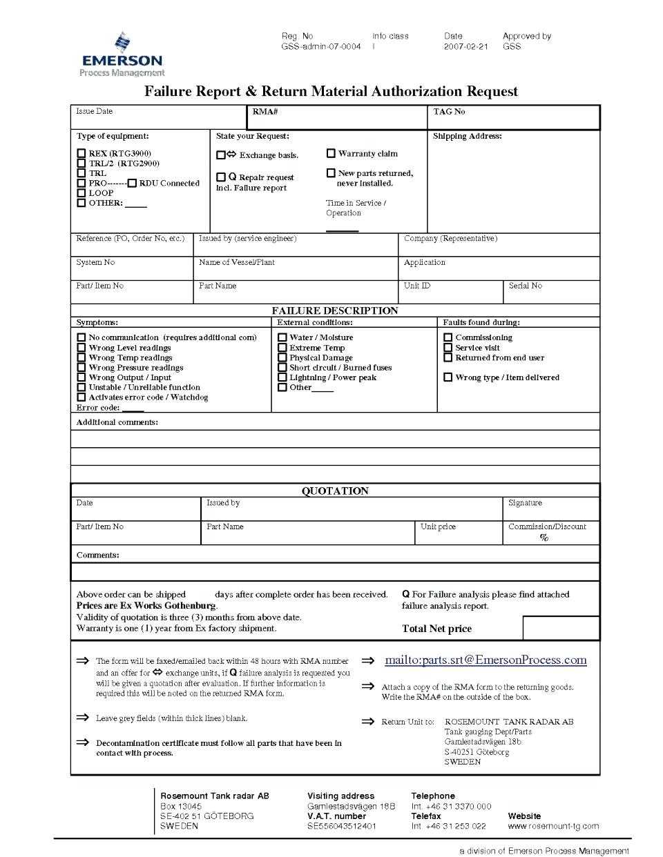 Failure Analysis Report Template Free Product Example Regarding Failure Investigation Report Template