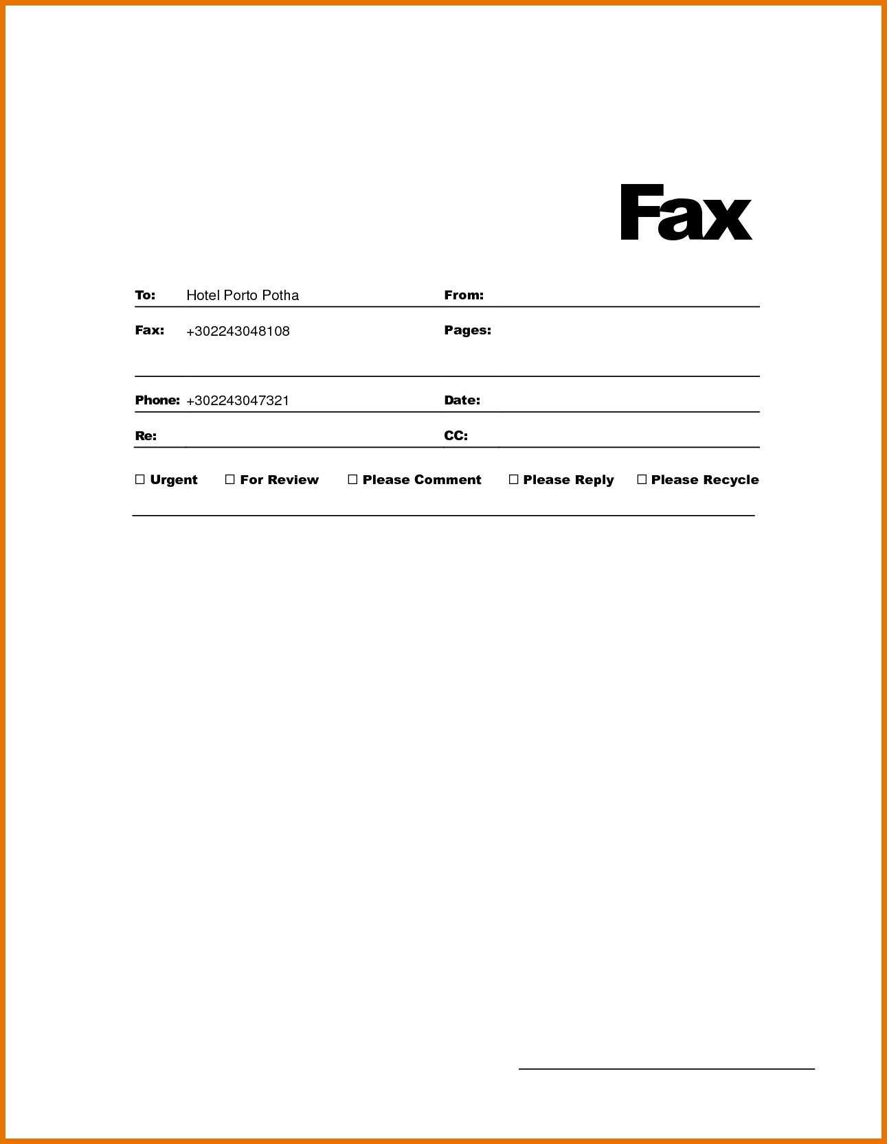Fax Cover Sheet Microsoft Word 2010 – Raptor.redmini.co With Fax Cover Sheet Template Word 2010